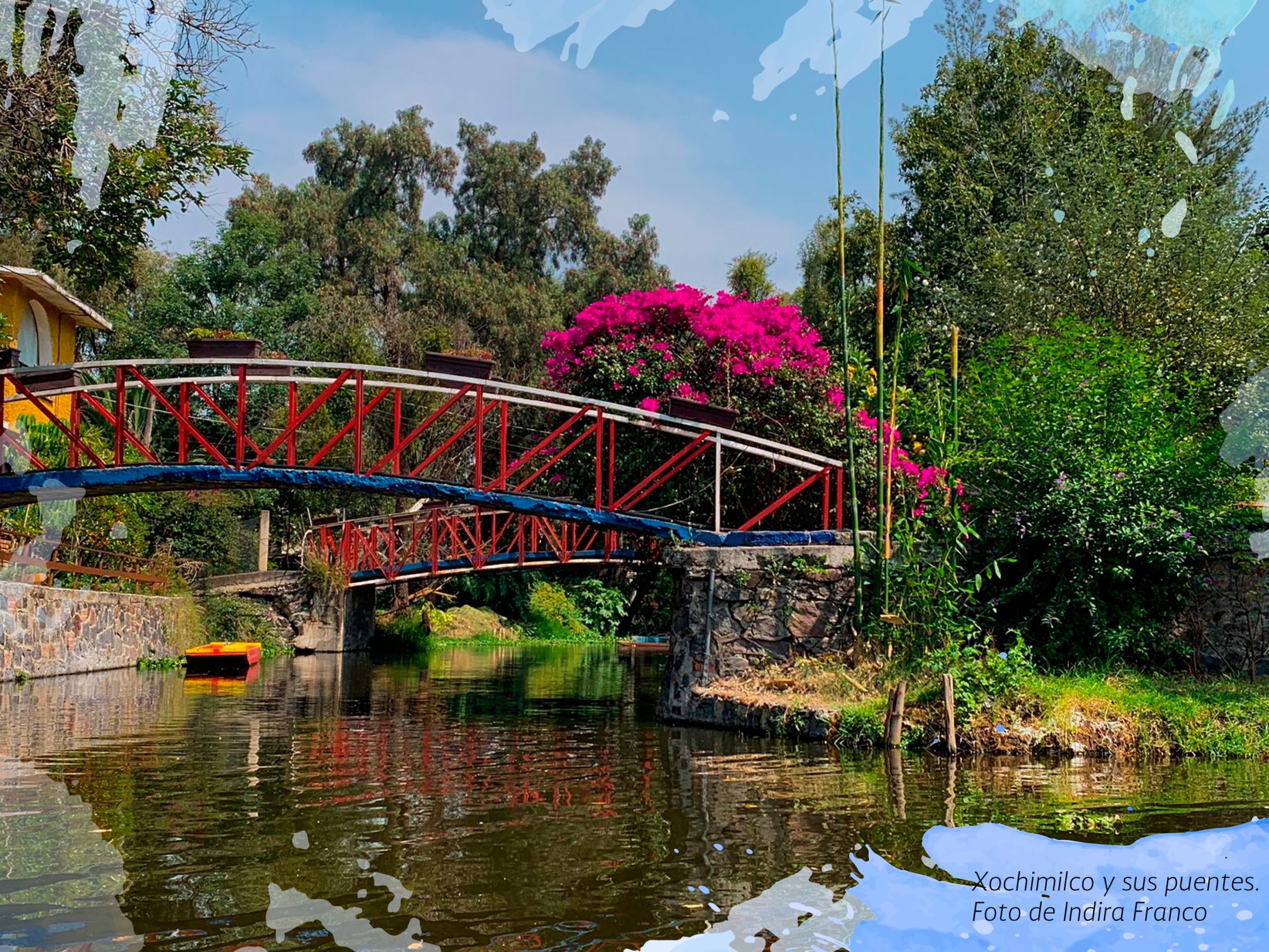 Xochimilco y sus puentes. Foto de Indira Franco