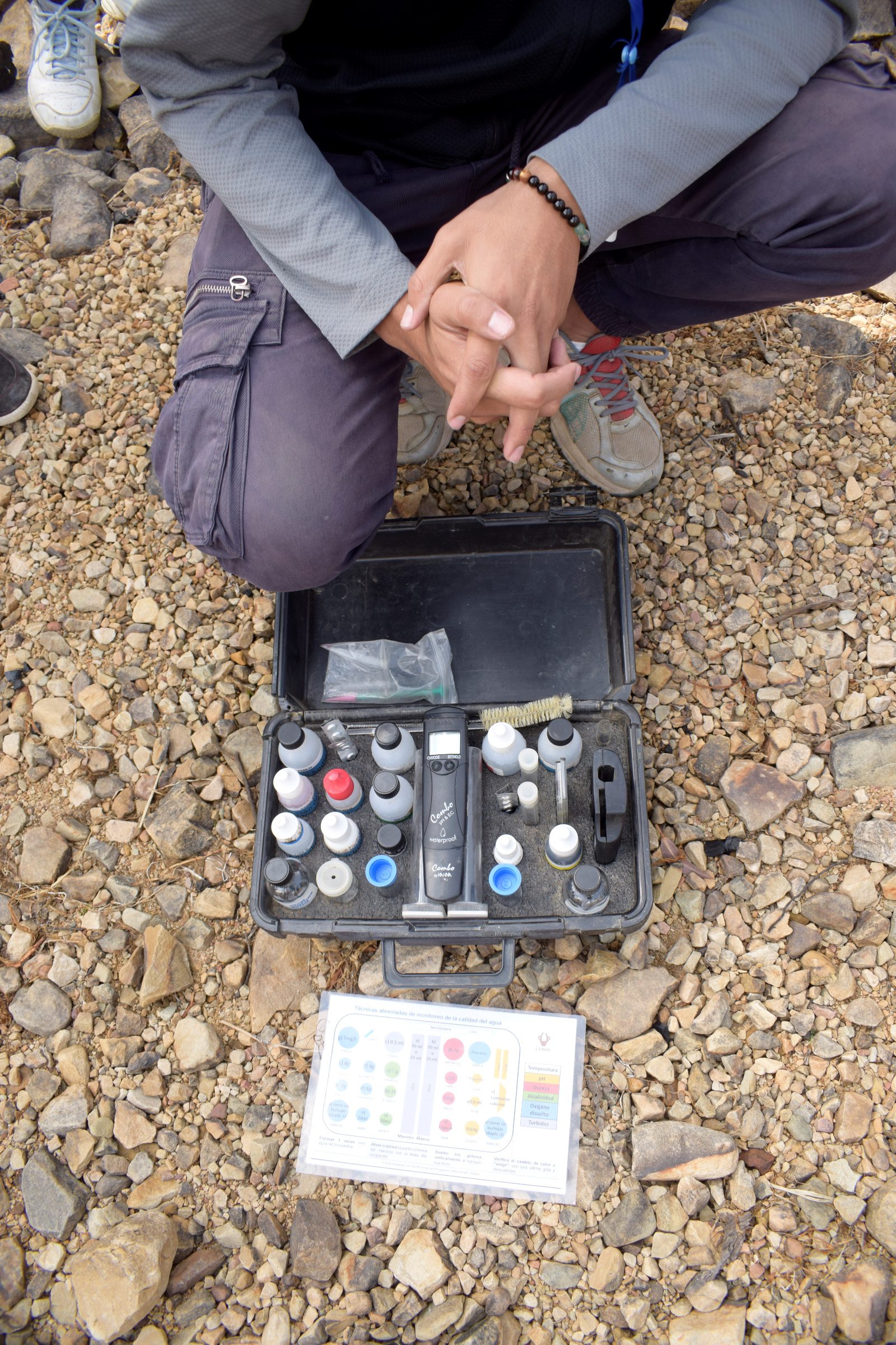 Kit de monitoreo de calidad del agua