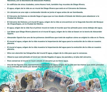El agua, origen de la vida Mural de Diego Rivera