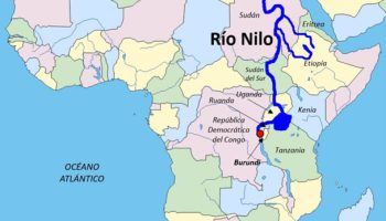 Nacimiento, recorrido y desembocadura del río Nilo